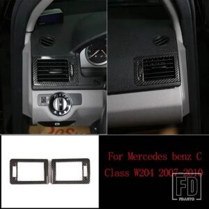 メルセデスベンツ カーボン内装トリムステッカー Cクラス W204 C180 C200 2007-2013 アクセサリー - 11