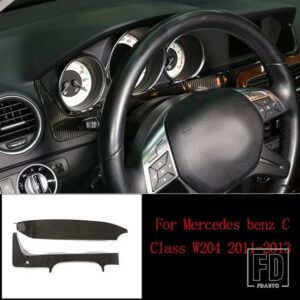 メルセデスベンツ カーボン内装トリムステッカー Cクラス W204 C180 C200 2007-2013 アクセサリー - 14