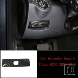 メルセデスベンツ カーボン内装トリムステッカー Cクラス W204 C180 C200 2007-2013 アクセサリー - 16