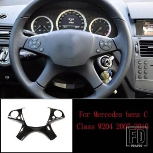 メルセデスベンツ カーボン内装トリムステッカー Cクラス W204 C180 C200 2007-2013 アクセサリー - 17