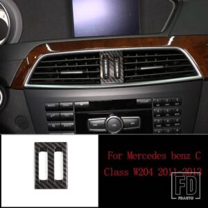 メルセデスベンツ カーボン内装トリムステッカー Cクラス W204 C180 C200 2007-2013 アクセサリー - 13