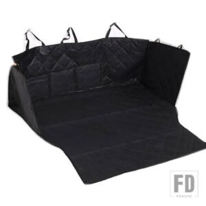 フォード ランドローバー ディフェンダー 110 2020-24 トランクマットターポリン防水オックス布犬猫リアカバー車毛布 - blakc