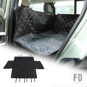 フォード ランドローバー ディフェンダー 110 2020-24 トランクマットターポリン防水オックス布犬猫リアカバー車毛布 - Style B
