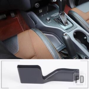 フォード レンジャー WILDTRAK 2015-21 中央制御サイド収納ボックス多機能携帯電話トレイインテリアアクセサリー - grey For LHD