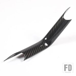 ジャガー F タイプ 20013-2024 ABS 赤カーセンターコントロールギアシフト右 L 型装飾ストリップカーインテリアアクセサリー - Carbon Fibre