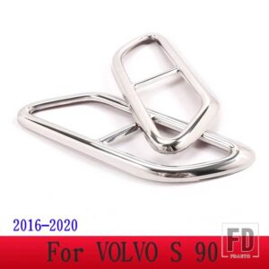 ボルボ XC60 S60 XC90 S90 V90 ステンレステールマフラーマフラー出力カバー装飾カバーカーアクセサリー - For S90 2016-2020