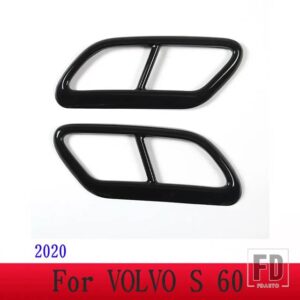 ボルボ XC60 S60 XC90 S90 V90 ステンレステールマフラーマフラー出力カバー装飾カバーカーアクセサリー - For S60 20202