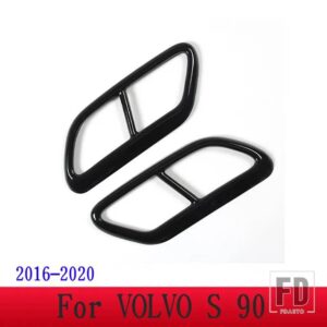 ボルボ XC60 S60 XC90 S90 V90 ステンレステールマフラーマフラー出力カバー装飾カバーカーアクセサリー - For S90 2016-20203