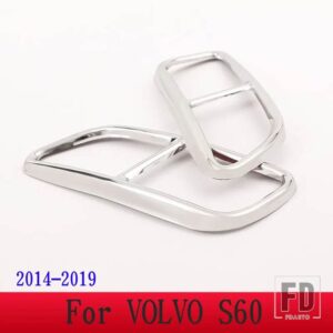 ボルボ XC60 S60 XC90 S90 V90 ステンレステールマフラーマフラー出力カバー装飾カバーカーアクセサリー - For S60 2014-2019