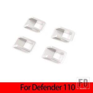 ランドローバー ディフェンダー 90 110 130 04-19 合金インナードアラッチ外フレームハンドルアクセサリー - For 110