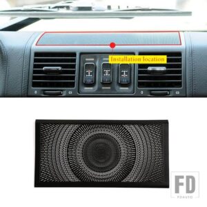 メルセデス ベンツ G クラス W463 2004-18 コンソール計器パネル両側スピーカー装飾ネットカーアクセサリー - Style 2