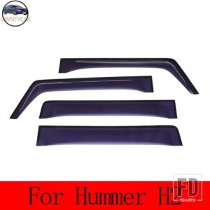ハマー H2 H3 2003-2009 ABS 車外装バイザーベントシェード窓日雨ガードディフレクターカーアクセサリー - For H2 2003-2009