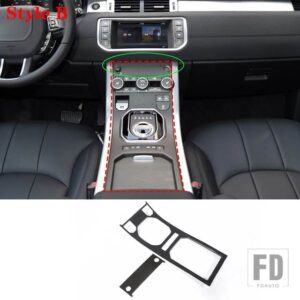 レンジローバー ランドローバー EVOQUE 2011-2018 ABS カーボンカーセンターコントロールパネルステアリングホイールトリムステッカーアクセサ - 5