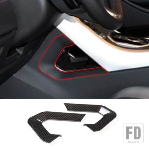 レンジローバー ランドローバー EVOQUE 2011-2018 ABS カーボンカーセンターコントロールパネルステアリングホイールトリムステッカーアクセサ - 6