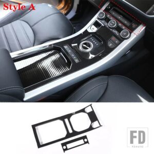 レンジローバー ランドローバー EVOQUE 2011-2018 ABS カーボンカーセンターコントロールパネルステアリングホイールトリムステッカーアクセサ - 10