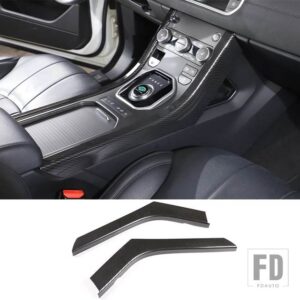 レンジローバー ランドローバー EVOQUE 2011-2018 ABS カーボンカーセンターコントロールパネルステアリングホイールトリムステッカーアクセサ - 11