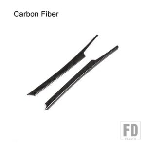 メルセデスベンツ 赤 Cクラス W204 C180 C200 2007-2013 ABS カーセンターコンソール装飾ストリップトリムアクセサリー - 2-Carbon Fiber