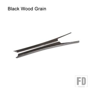 メルセデスベンツ 赤 Cクラス W204 C180 C200 2007-2013 ABS カーセンターコンソール装飾ストリップトリムアクセサリー - 2 Black wood grain