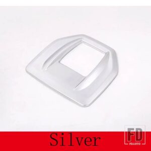 ABS クローム/カーボンアルファロメオジュリア STELVIO 2016-19 センターコンソール装飾フレームトリムカーアクセサリー - Style B Silver