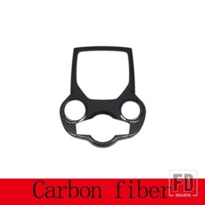 ABS クローム/カーボンアルファロメオジュリア STELVIO 2016-19 センターコンソール装飾フレームトリムカーアクセサリー - Style A carbon fiber