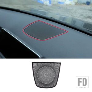 BMW X5 X6 E70 E71 F15 G05 2008-2022 オーディオスピーカーダッシュボードスピーカーカバーステッカートリムインテリアアクセサリー - For X5 X6 2014-2018