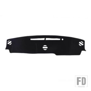 トヨタ ランドクルーザープラド LC250 2024 + 黒ポリエステルダッシュボード日焼け防止マットダッシュボードマット HUD バージョンなし - LHD Black