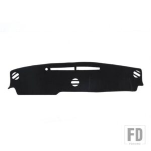 トヨタ ランドクルーザープラド LC250 2024 + 黒ポリエステルダッシュボード日焼け防止マットダッシュボードマット HUD バージョンなし - RHD Black