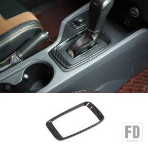 フォード レンジャー WILDTRAK 2015-21 カーボンカーセンターコントロールシフトパネルステアリングホイールガラスリフトフレームステッカーア - 6