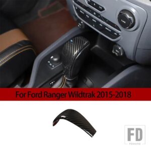 フォード レンジャー WILDTRAK 2015-21 カーボンカーセンターコントロールシフトパネルステアリングホイールガラスリフトフレームステッカーア - 1
