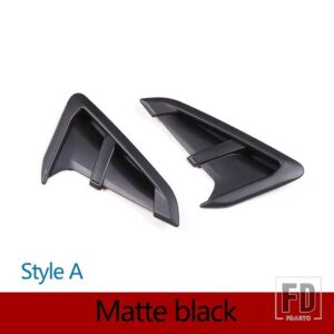BMW X3 G01 X4 G02 2018-2021 ABS カーボンフロントフェンダーサイドサメギルサイドエアアウトカバートリムカーアクセサリー