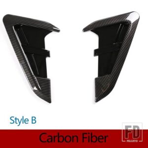 BMW X3 G01 X4 G02 2018-2021 ABS カーボンフロントフェンダーサイドサメギルサイドエアアウトカバートリムカーアクセサリー