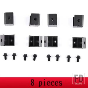 トヨタ FJ クルーザー 2007-2021 合金車内シート高さ増加ブラケットガスケットカーアクセサリー - 8 pieces
