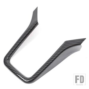 ポルシェ カイエン 2011-2017 ABS カーボン/センターコンソール装飾フレームステッカーインテリアアクセサリー - Carbon Fibre