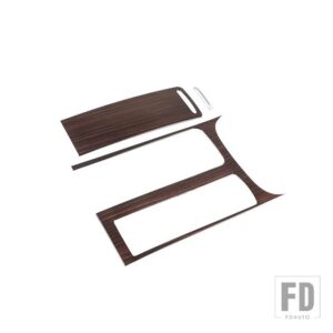 LHD カーボン ABS センターコンソールパネルカバートリムレンジローバースポーツ RR スポーツ 2018 2019 2020 左ハンドル用 - Red wood grain