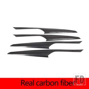 BMW X3 X4 G01 G02 2018-2022 ABS カーボン車インナードアストリップトリム装飾アクセサリーインテリアカバー - Real Carbon Fiber