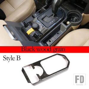 ランドローバー ディスカバリー 3 LR3 2004-2009 ABS カーセンターコントロールシフトパネルフレーム装飾ステッカーインテリアアクセサリー - Style B4