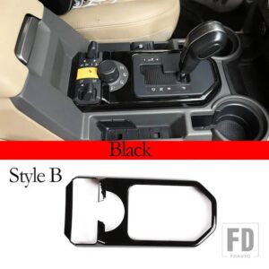 ランドローバー ディスカバリー 3 LR3 2004-2009 ABS カーセンターコントロールシフトパネルフレーム装飾ステッカーインテリアアクセサリー - Style B