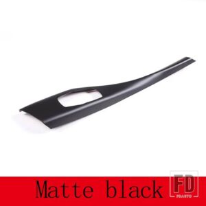 BMW 1シリーズ F20 F21 116I 118I 12-18 2シリーズ F22 F23 ABS カーボンマルチメディアパネル装飾ステッカーカーアクセサリー - Matte Black