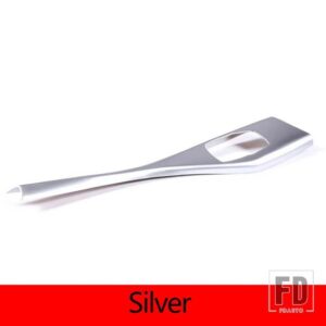 BMW 1シリーズ F20 F21 116I 118I 12-18 2シリーズ F22 F23 ABS カーボンマルチメディアパネル装飾ステッカーカーアクセサリー - Silver