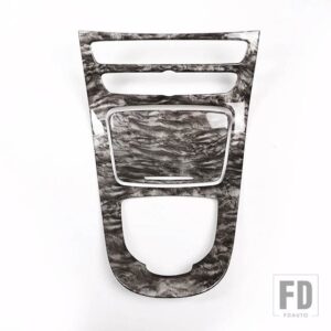 メルセデスベンツ ABS プラスチックグロスブラックスタイルセンターコンソールギアパネルフレームカバートリムステッカー W213 Eクラス 2016 2 - Marble Color