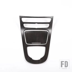 メルセデスベンツ ABS プラスチックグロスブラックスタイルセンターコンソールギアパネルフレームカバートリムステッカー W213 Eクラス 2016 2 - Oak wood grain