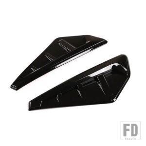 BMW X5 G05 X5M F95 2019-2022 ABS 黒フロントフェンダーサイドサメギルサイドエアアウトレットカバートリムカーアクセサリー - Black