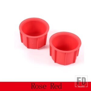 トヨタ TPE 黒 FJ クルーザー 2007-2021 車内中央制御水カップ収納ボックスカーアクセサリー - 2pcs Red