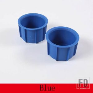 トヨタ TPE 黒 FJ クルーザー 2007-2021 車内中央制御水カップ収納ボックスカーアクセサリー - 2pcs Blue