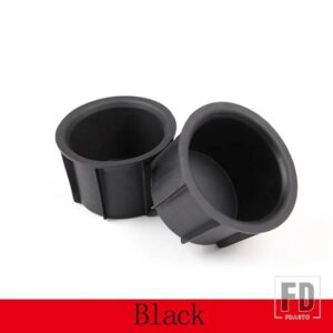 トヨタ TPE 黒 FJ クルーザー 2007-2021 車内中央制御水カップ収納ボックスカーアクセサリー - 2pcs Black