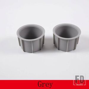 トヨタ TPE 黒 FJ クルーザー 2007-2021 車内中央制御水カップ収納ボックスカーアクセサリー - 2pcs grey