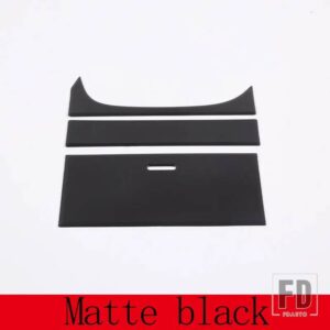 ジャガー ABS カーボン/マットブラック F-TYPE 2013-2024 センターコンソール収納ボックスパネルカバートリムステッカーカーアクセサリー - Matte Black