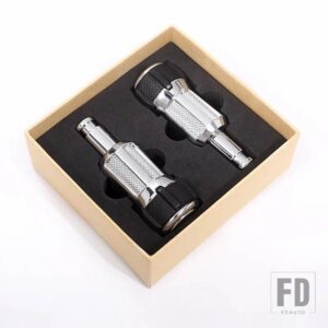 ランドローバー 2個 合金シートアームレストボックス調整 KONBS ディスカバリー 5 LR5 レンジローバースポーツヴォーグ L405 2014-22 スタイリ - Silver