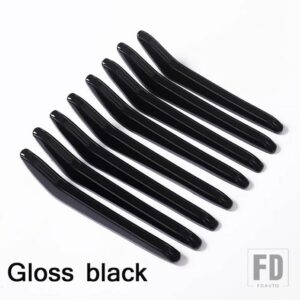 マセラティレバンテ 2016-21 ABS グロスブラックとカーボンフロントグリラートリムアクセサリー - Gloss Black