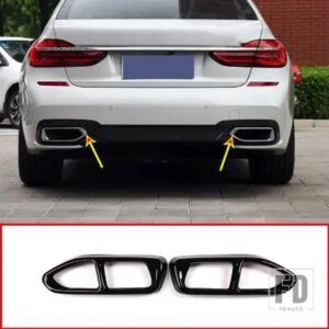BMW 2個 マフラーカバートリム 7シリーズ G11 G12 730 740 750LI 2016 2017 2018 - M Sport Model2